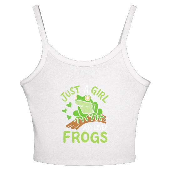 Frog Toad Frog Lover Women's Spaghetti Strap Tank Top
