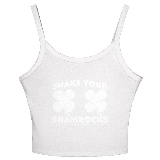 St Patrick Saint Patrick s Day Irish Green Ireland Women's Spaghetti Strap Tank Top