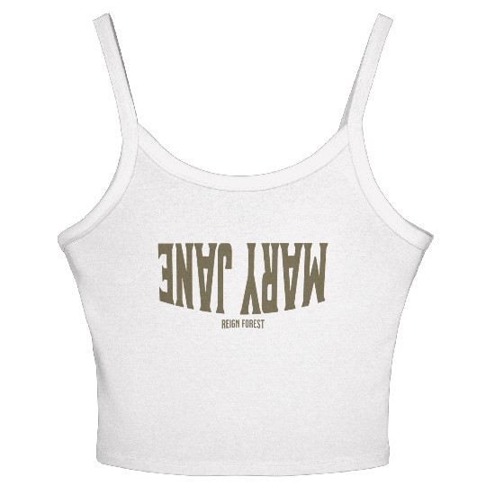 Mary Jane Weed Highdea Funny Graphic Women's Spaghetti Strap Tank Top Women's Spaghetti Strap Tank Top