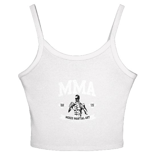MMA Mixed Martial Arts Muay Thai Boxing Jiu Jitsu Women's Spaghetti Strap Tank Top