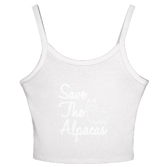 Save The Alpacas I Alpaca Women's Spaghetti Strap Tank Top