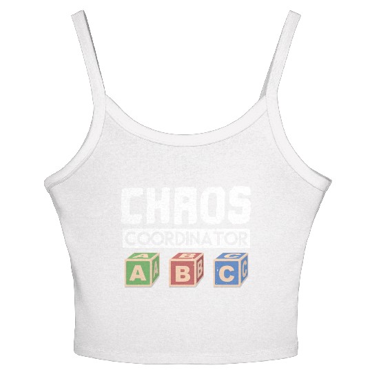Chaos Coordinator Teacher Women's Spaghetti Strap Tank Top
