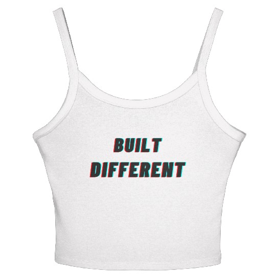 built different Women's Spaghetti Strap Tank Top