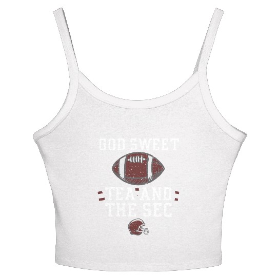 God Sweet Tea and the SEC Women's Spaghetti Strap Tank Top