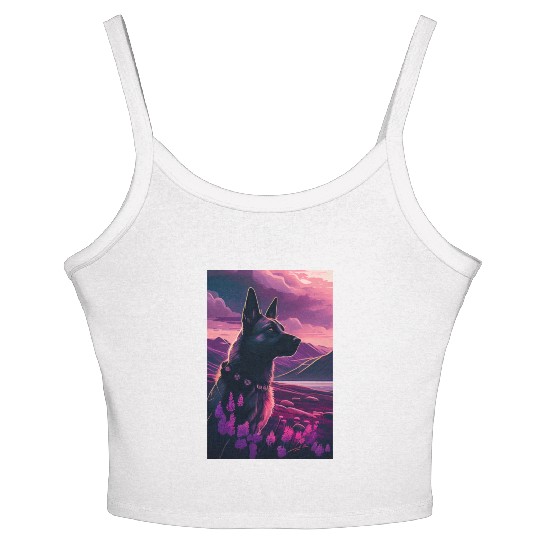 Belgian Malinois Nature Women's Spaghetti Strap Tank Top