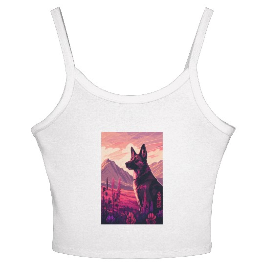 Belgian Malinois Nature Women's Spaghetti Strap Tank Top