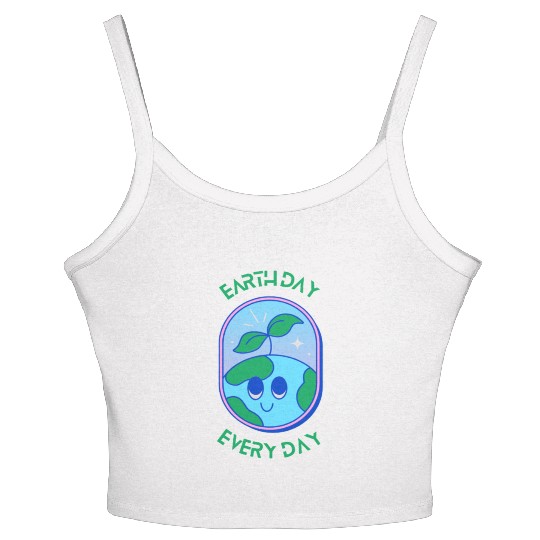 Earth Day Everyday - Earth day 2023 Women's Spaghetti Strap Tank Top