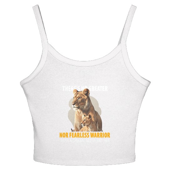 A Fearless Mother And Her Cub Women's Spaghetti Strap Tank Top