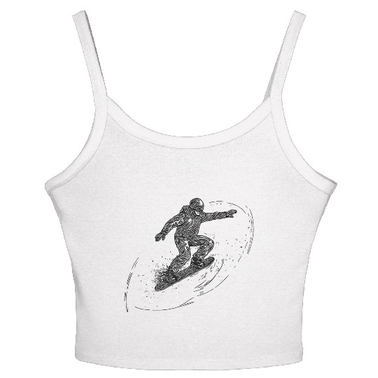 Direction Tal Snowboarding Crass Snowboard Style Women's Spaghetti Strap Tank Top