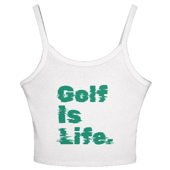 I Like Golfing, Golf Player, Golf Is Life Women's Spaghetti Strap Tank Top