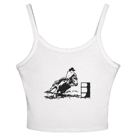 barrel racing Women's Spaghetti Strap Tank Top