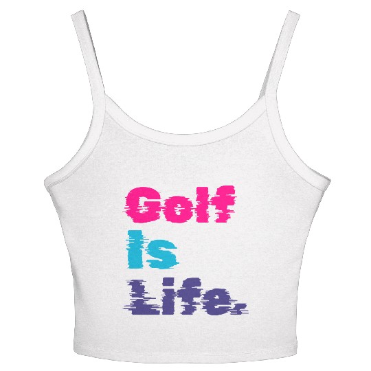 I Like Golfing, Golf Player, Golf Is Life Women's Spaghetti Strap Tank Top