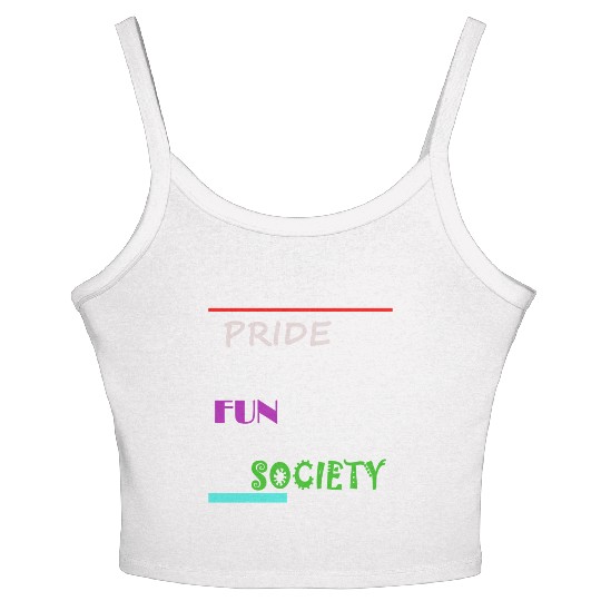PRIDE FUN SOCIETY Women's Spaghetti Strap Tank Top