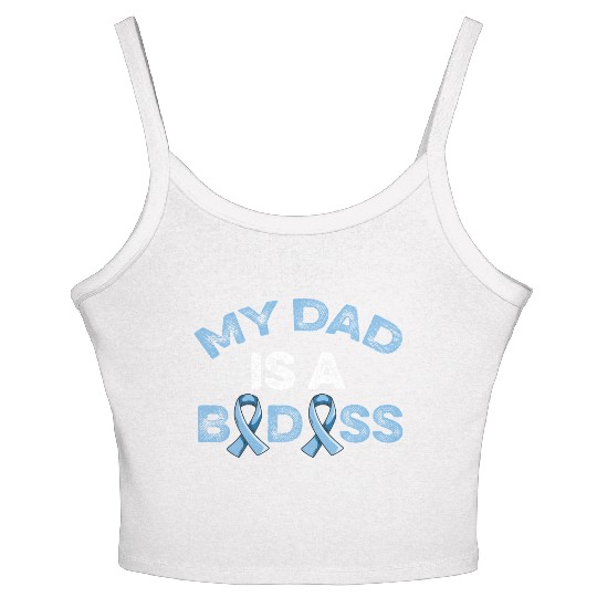 Fight Prostate Cancer Design For A Son Of A Women's Spaghetti Strap Tank Top