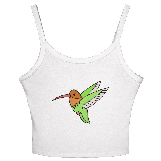 A Sweet Hummingbird Women's Spaghetti Strap Tank Top