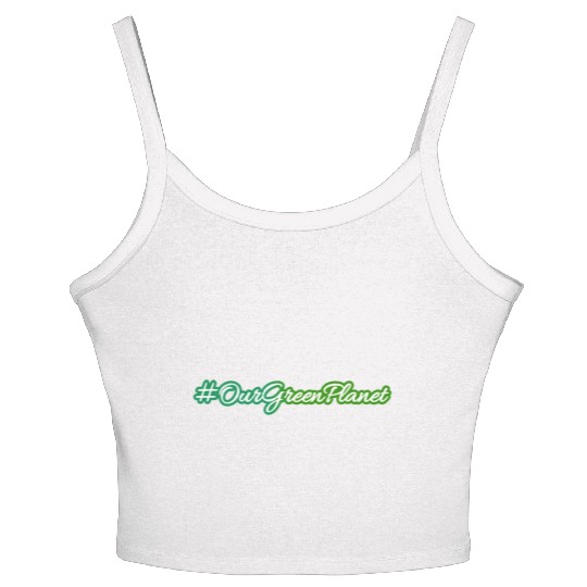 Our green planet - the earth Women's Spaghetti Strap Tank Top