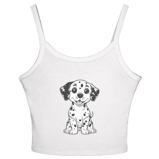 Dalmatian Women's Spaghetti Strap Tank Top