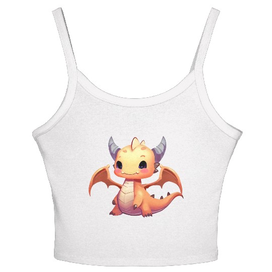 CUTE DRAGON MEDIEVAL PETS LIZARD GECKO ANIMALS Women's Spaghetti Strap Tank Top