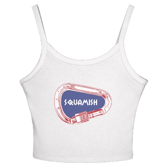 Squamish Rock Climbing Carabiner Women's Spaghetti Strap Tank Top