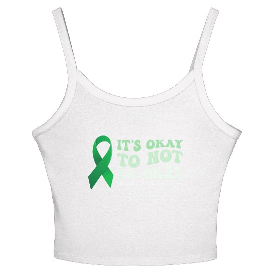 its okay to not be okay Mental Health Awareness Women's Spaghetti Strap Tank Top