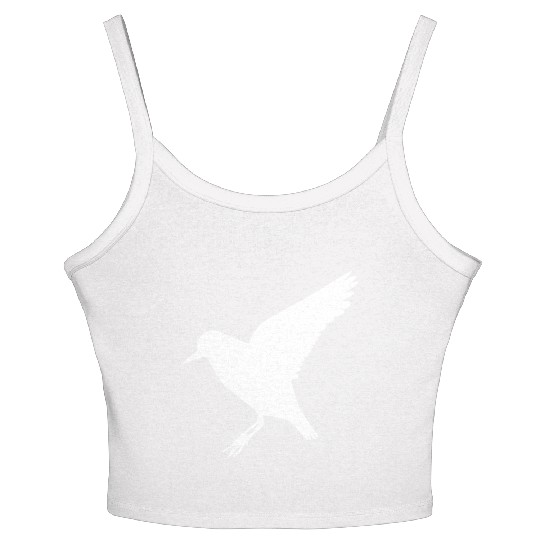 Sandpiper I Aesthetic I Sandpiper Bird 1 Women's Spaghetti Strap Tank Top
