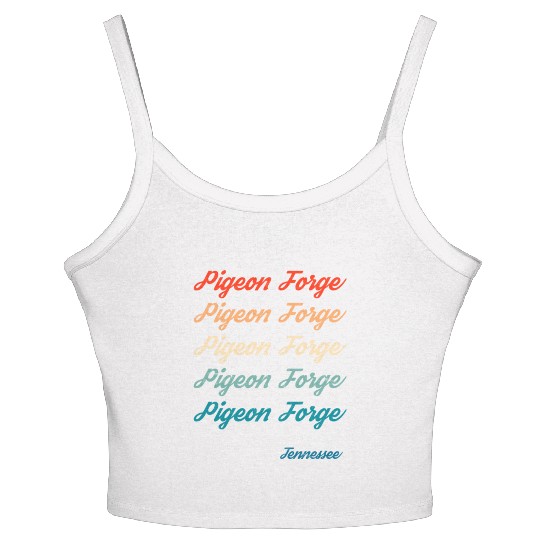 Pigeon Forge Tennessee Great Smoky Women's Spaghetti Strap Tank Top