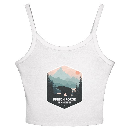 Pigeon Forge Great Smoky Mountains Women's Spaghetti Strap Tank Top