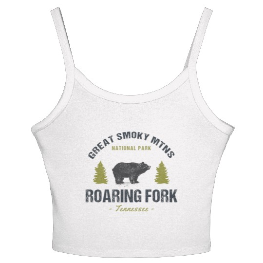 Roaring Fork Great Smoky Mountains Women's Spaghetti Strap Tank Top