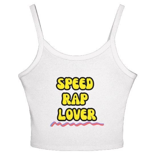 speed rap lover Women's Spaghetti Strap Tank Top