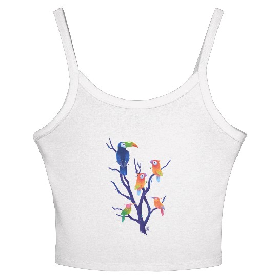 Birds Of Paradise Women's Spaghetti Strap Tank Top