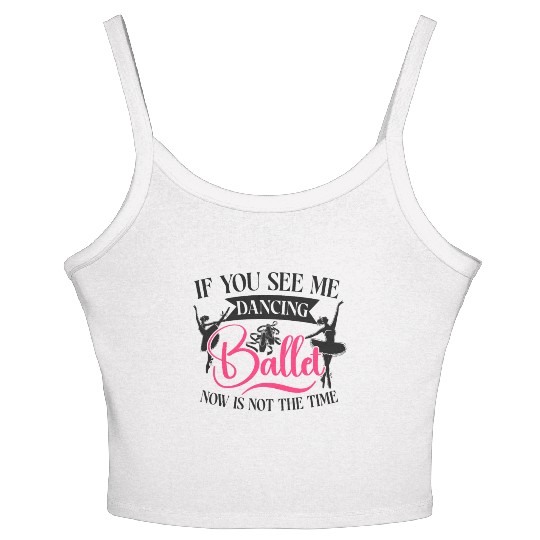 Ballet Dancer Dance Girl Ballerina Women's Spaghetti Strap Tank Top