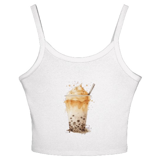 Boba Bubble Tea 2 Women's Spaghetti Strap Tank Top