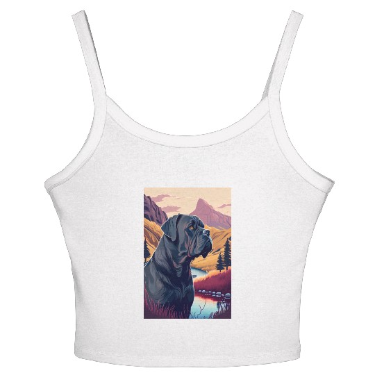 Cane Corso Nature Women's Spaghetti Strap Tank Top
