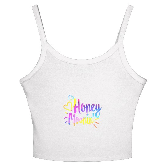 Honeymoonin Women's Spaghetti Strap Tank Top Newlywed Women's Spaghetti Strap Tank Top Wifey Hubby
