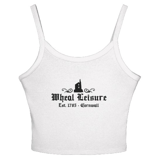 Nerdy Wheal Leisure Mining Mine Company Poldark Co Women's Spaghetti Strap Tank Top