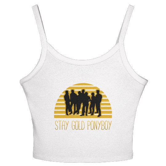 Stay Gold Pony Women's Spaghetti Strap Tank Top