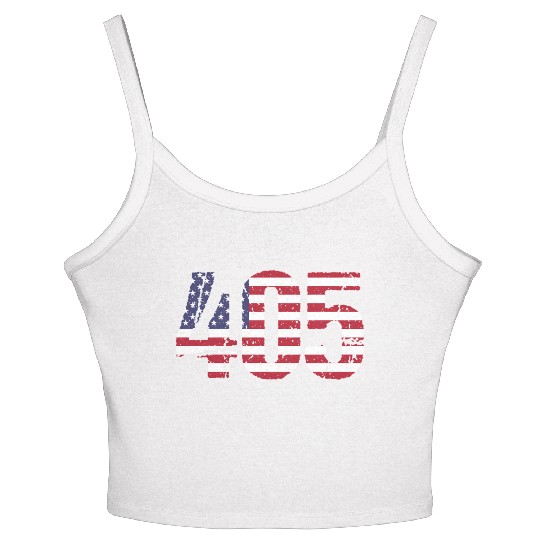 405 Oklahoma Area Code Women's Spaghetti Strap Tank Top