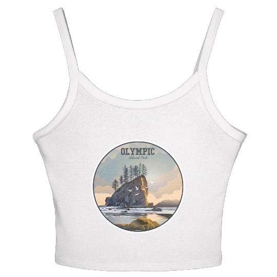 Olympic National Park Women's Spaghetti Strap Tank Top