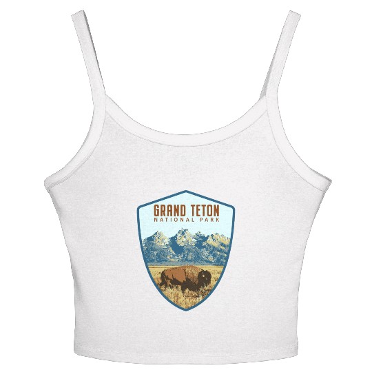 Grand teton national park Women's Spaghetti Strap Tank Top