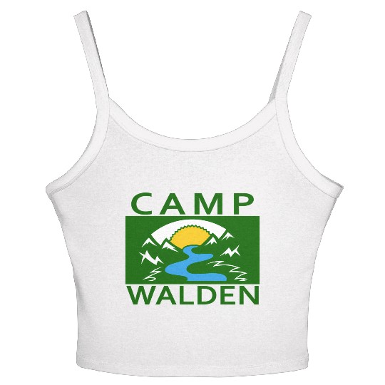Camp Walden An Adventure A Summer Camp Women's Spaghetti Strap Tank Top