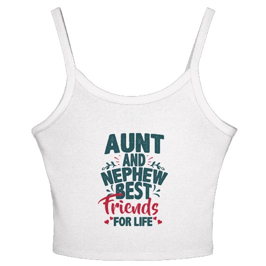 Aunt And Nephew Best Friends Women's Spaghetti Strap Tank Top