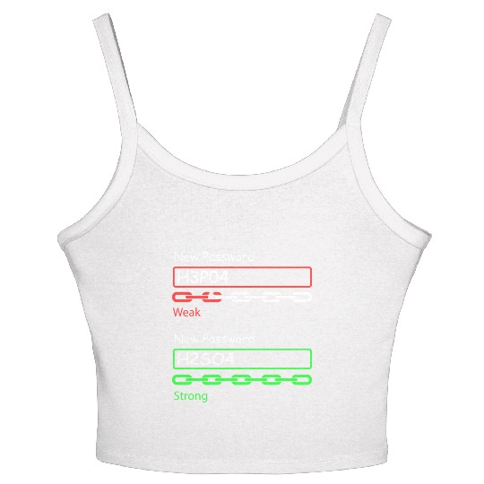 Chemist Science Teacher Student Chemistry Women's Spaghetti Strap Tank Top