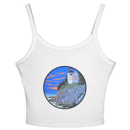 Acadia National Park Women's Spaghetti Strap Tank Top