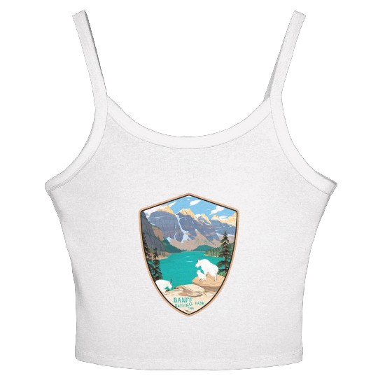 Banff national park Women's Spaghetti Strap Tank Top