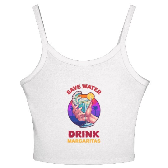 Margarita Save The Environment Women's Spaghetti Strap Tank Top