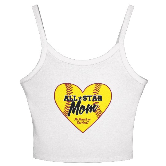 All-Star Softball Mom Women's Spaghetti Strap Tank Top