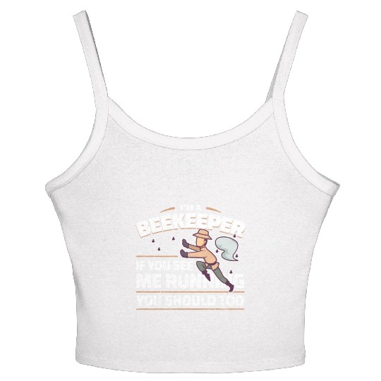 Beekeeper Joke Women's Spaghetti Strap Tank Top