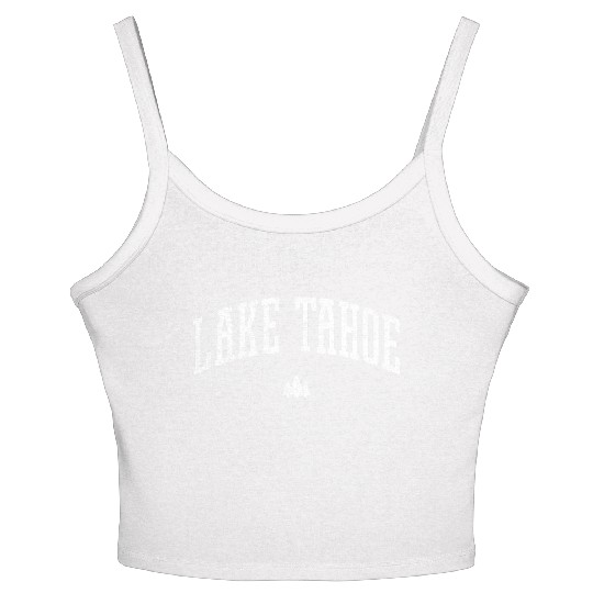 Lake Tahoe Tree Icon Women's Spaghetti Strap Tank Top