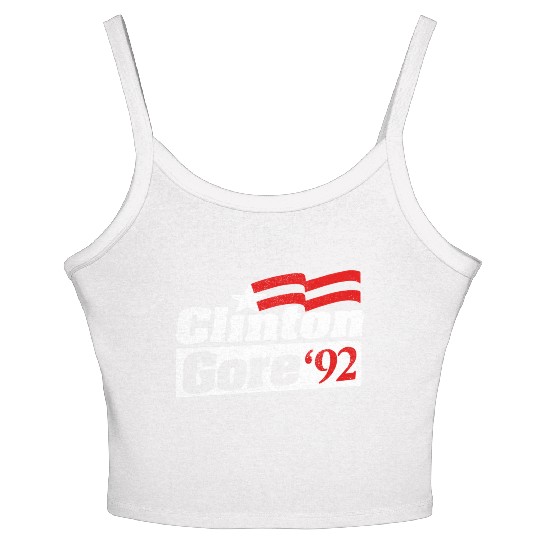 Clinton Gore Bill Clinton 92 Elect Women's Spaghetti Strap Tank Top