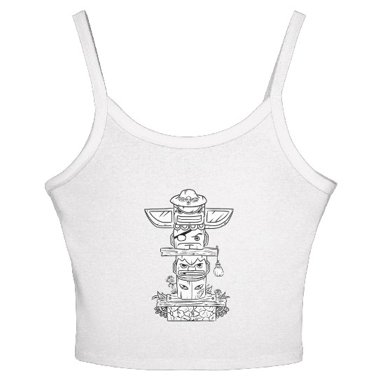 Totem Street Fighter Shadaloo Women's Spaghetti Strap Tank Top